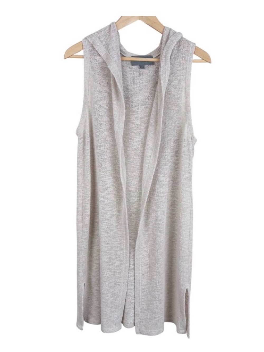 Sunday in Brooklyn Sleeveless Hooded Cover-Up in Light Taupe